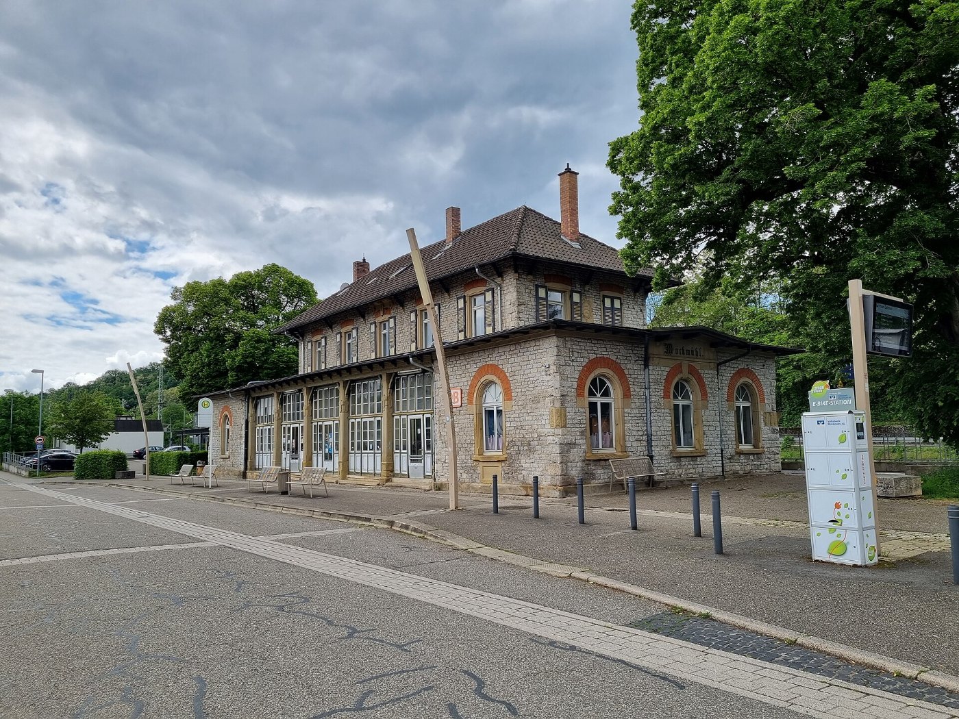 2024 Möckmühl Bahnhof Diagonalansicht
