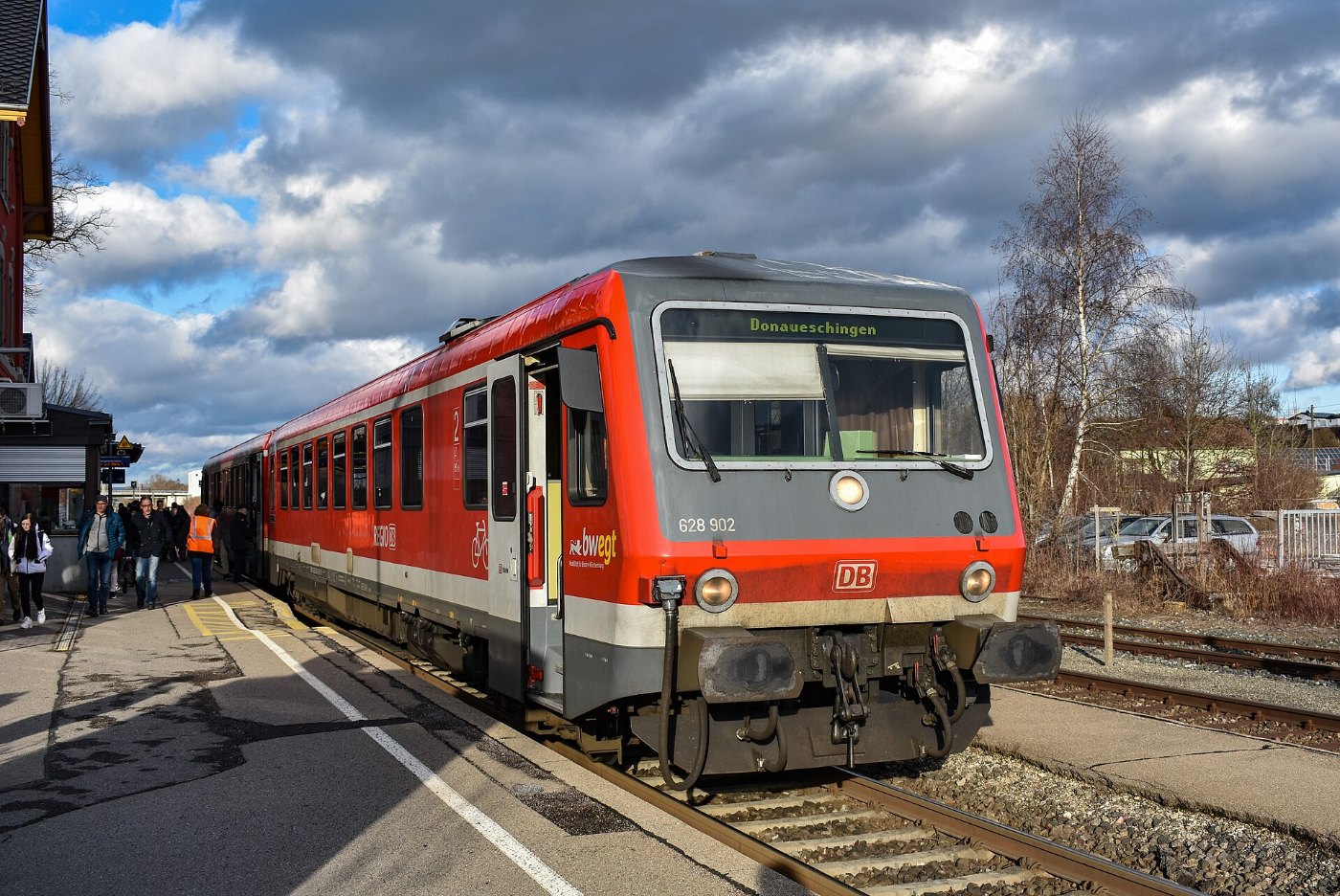 Vt 628 902 im bahnhof riedlingen