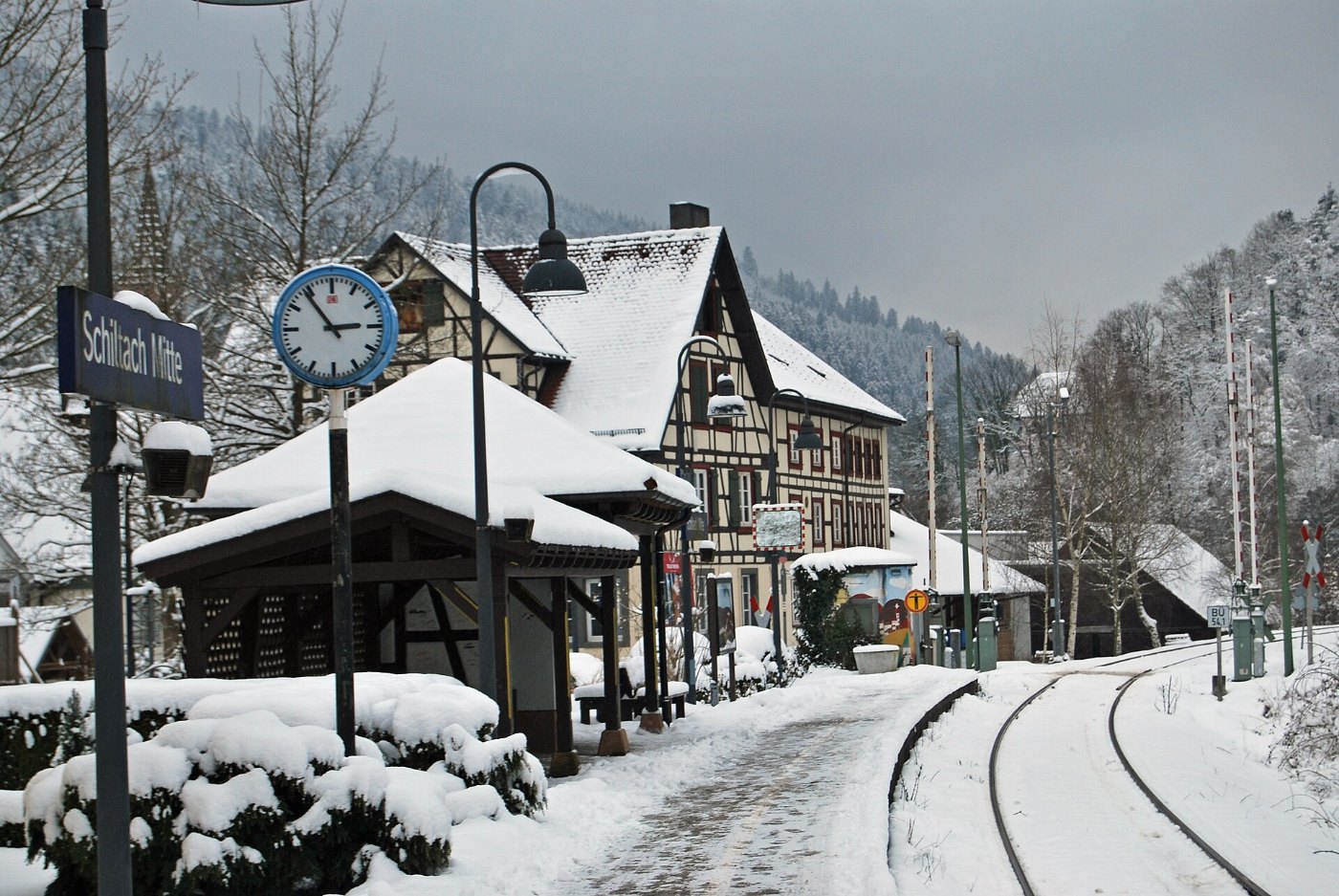 Schiltach Bahnhof Mitte