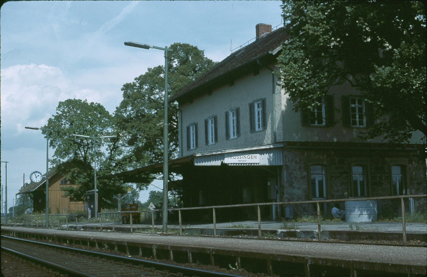 Trossingen Staatsbahn Empfangsgebäude LABW Staatsarchiv Ludwigsburg PL 7