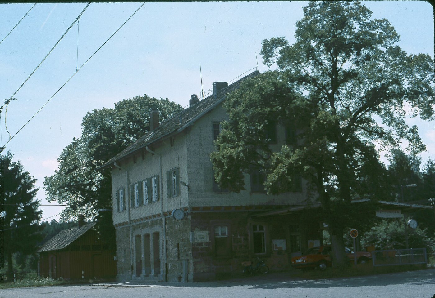 Trossingen Staatsbahn Empfangsgebäude LABW Staatsarchiv Ludwigsburg PL 7