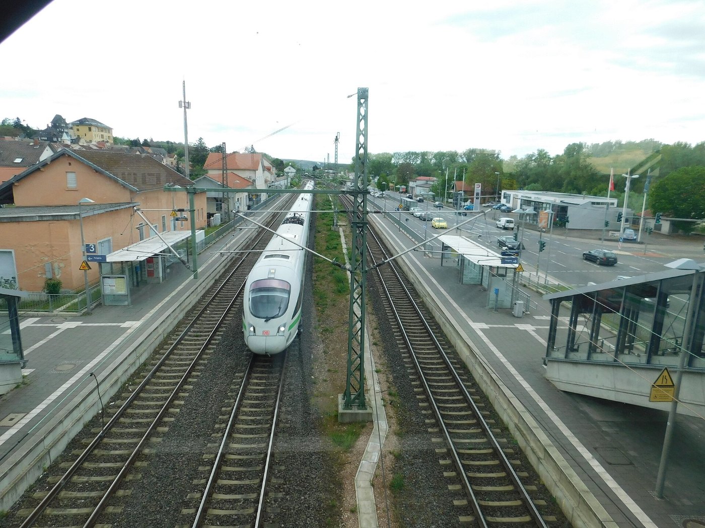 Bahnhof Oppenheim mit ICE