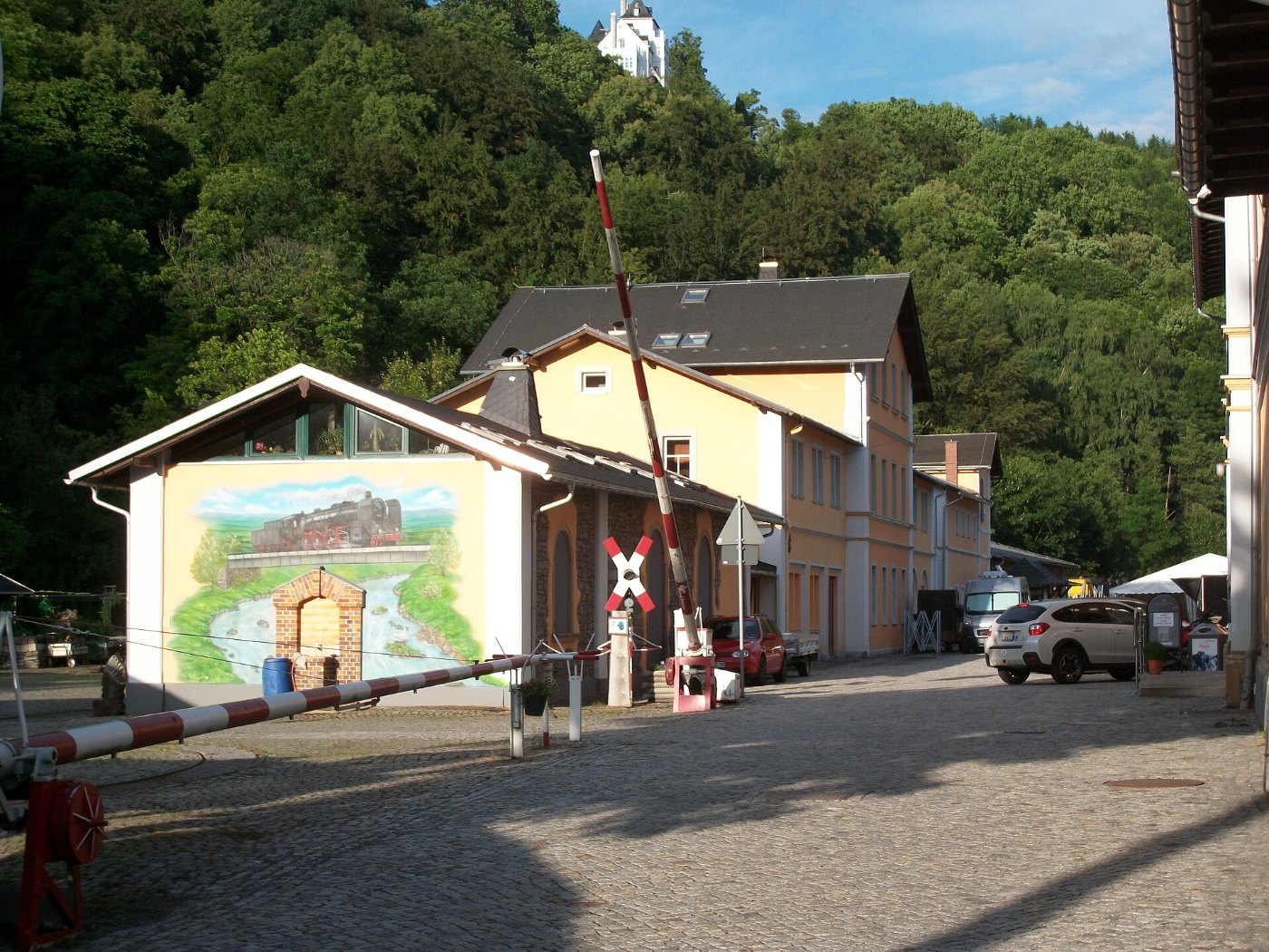 Bf Wolkenstein Wohnhaus im Schmalspurteil