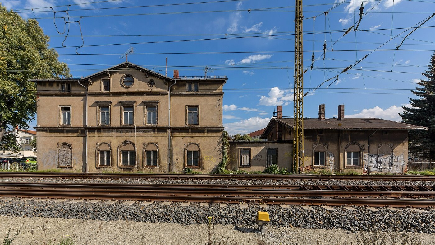 Coswig Kötitzer Straße 10 Alter Bahnhof Coswig Empfangsgebäude IV