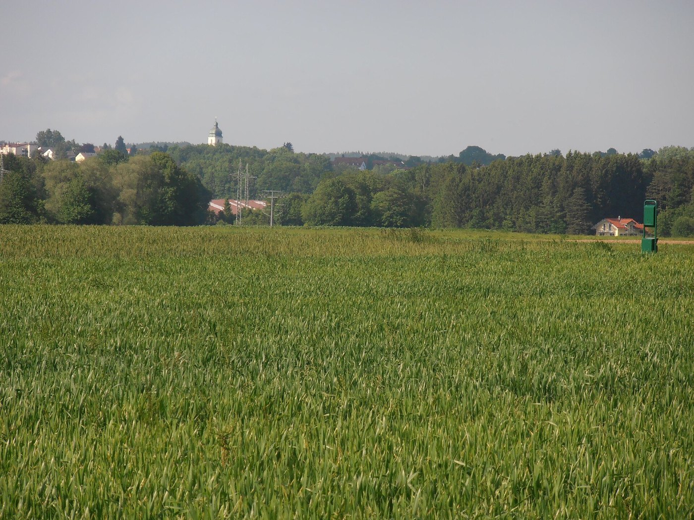 Ebersberg von Grafing Bahnhof aus