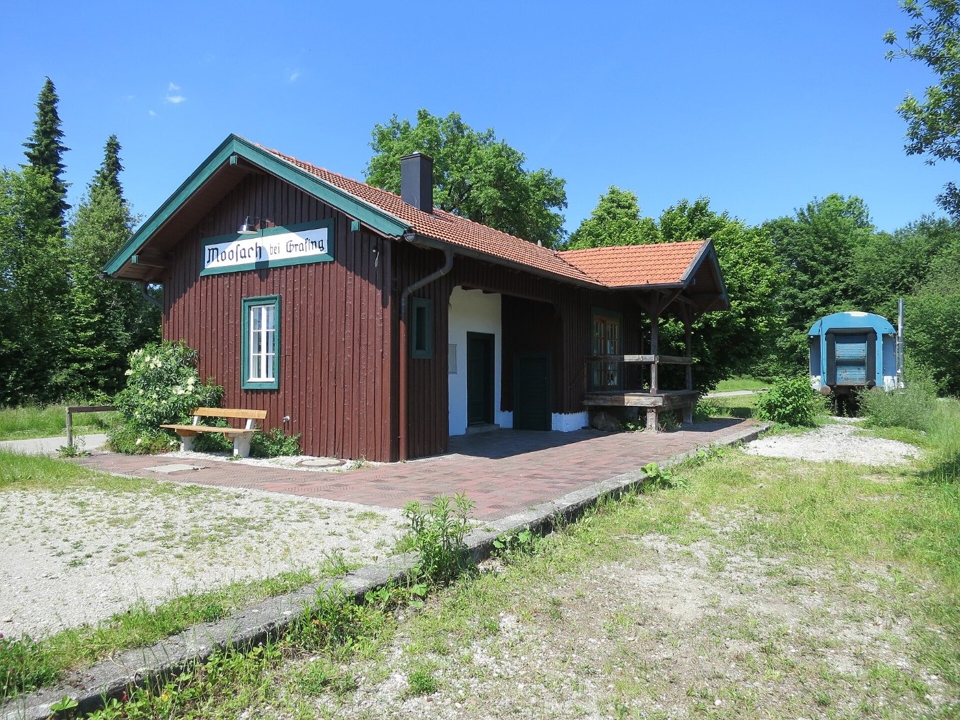 Bahnhof Moosach (b Grafing) Empfangsgebäude