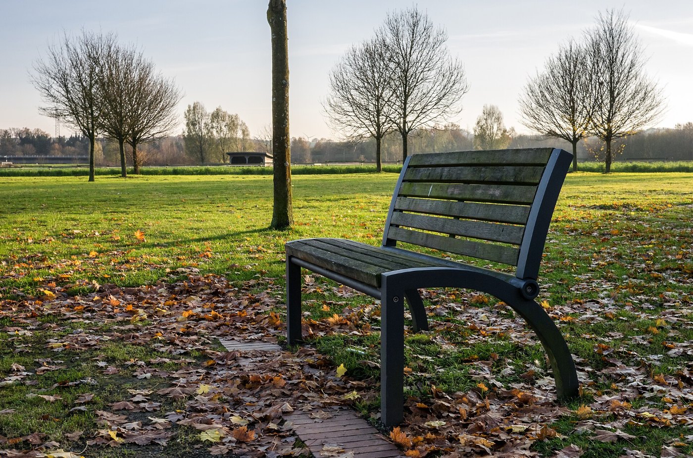 Bramsche Hasewiesen Sitzbank 01