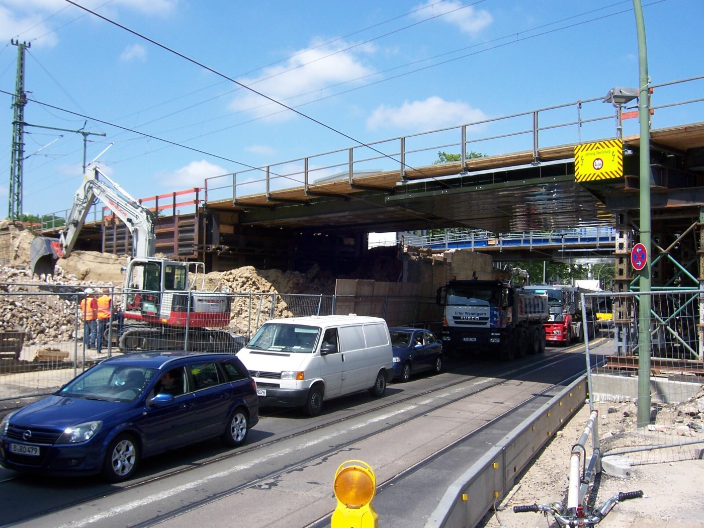 Bahnhof Berlin Karlshorst Bauarbeiten Treskowallee