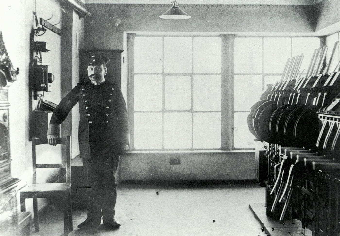 Bahnhof Schwaben Wärterstellwerk 1902