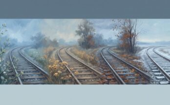 Poetry Slam über die Jahreszeiten: dieselbe Bahnstrecke viermal, im Blütenfrühling, im grünen Sommer, im bunten Herbst und im weißen Winter