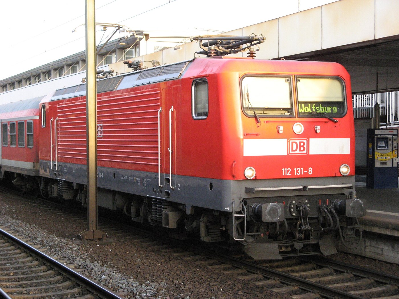 Baureihe 112 im Hannoveraner Hauptbahnhof