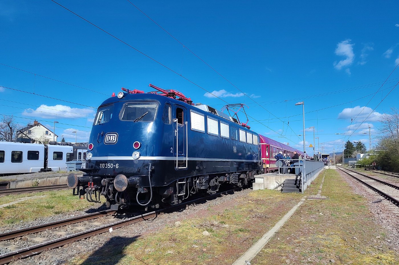 Baureihe 110 als EuroExpress in Wittlich