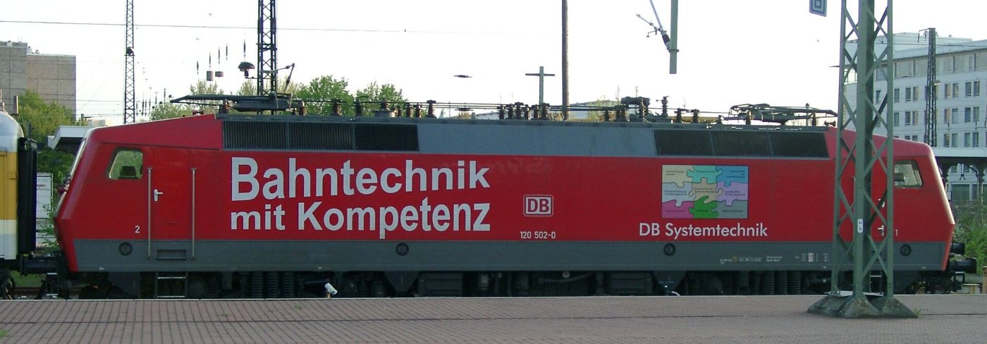 Baureihe 120 der DB-Systemtechnik in Dresden
