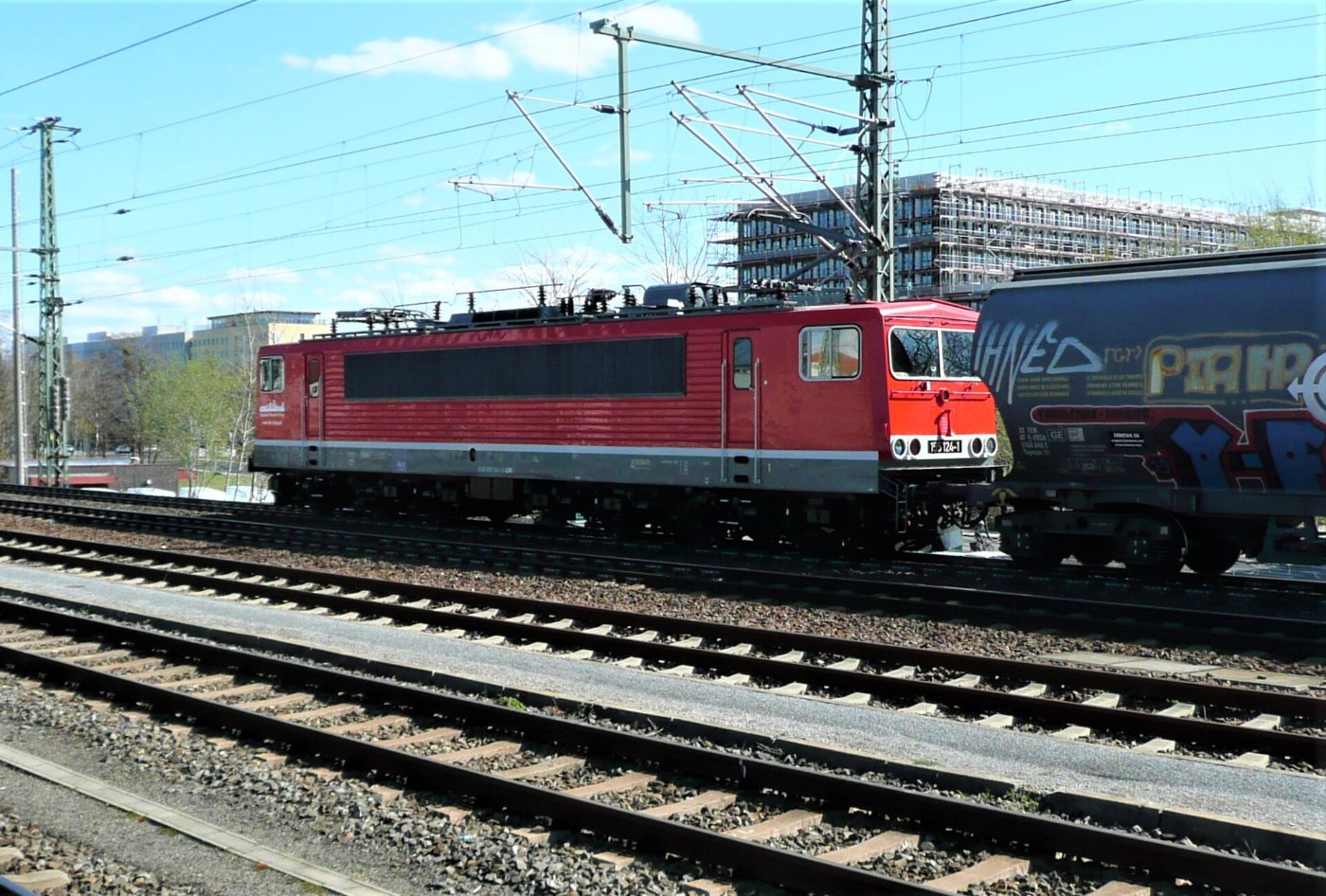 Baureihe 155 im Dresdner Hauptbahnhof