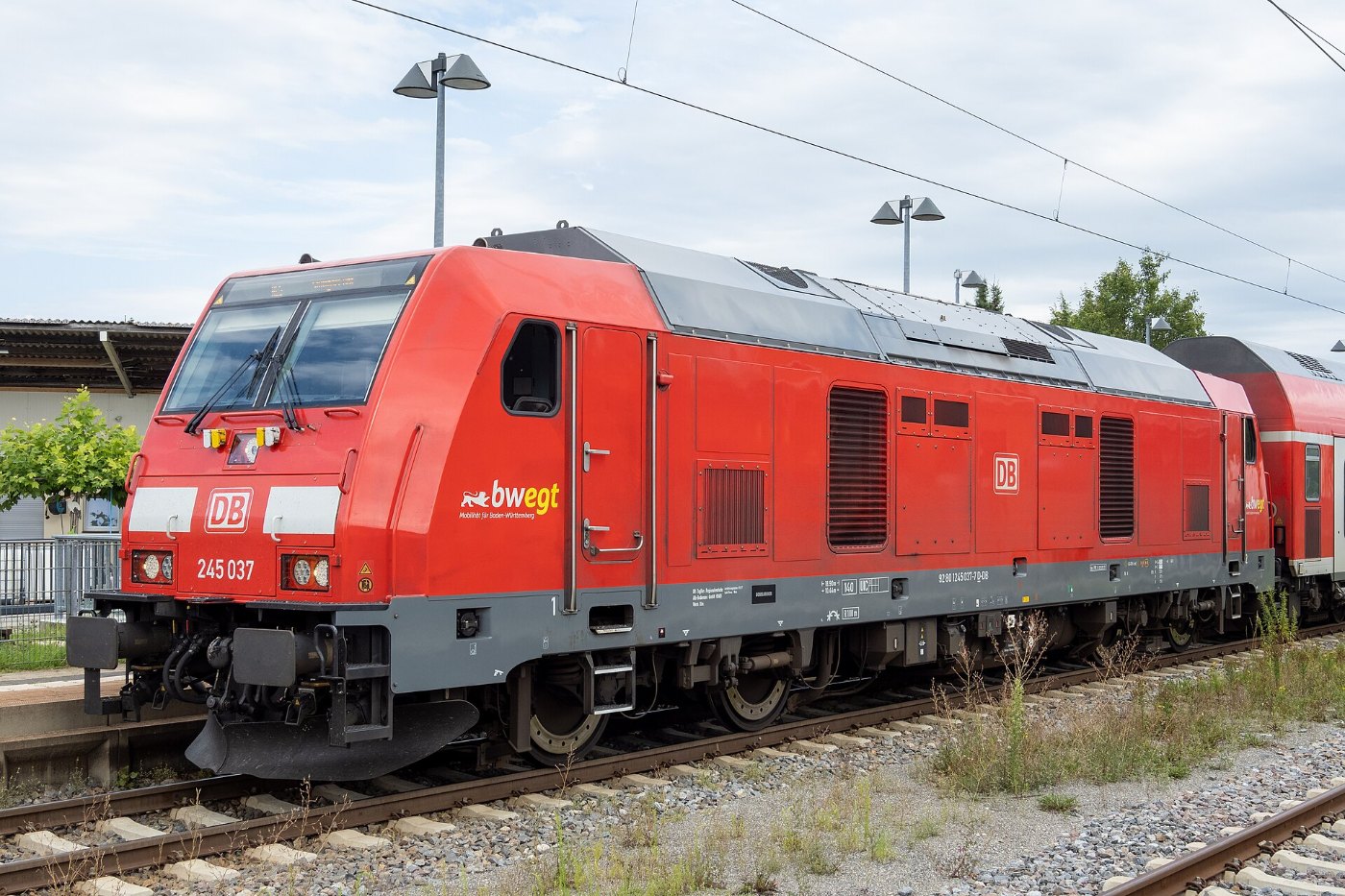 Diesellok der Baureihe 245 in Langenargen