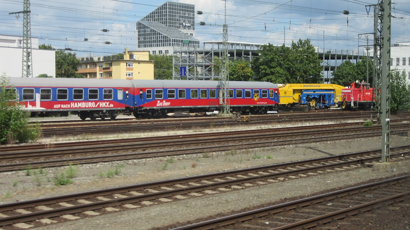 Rangierlok der Baureihe 363 bei Nürnberg