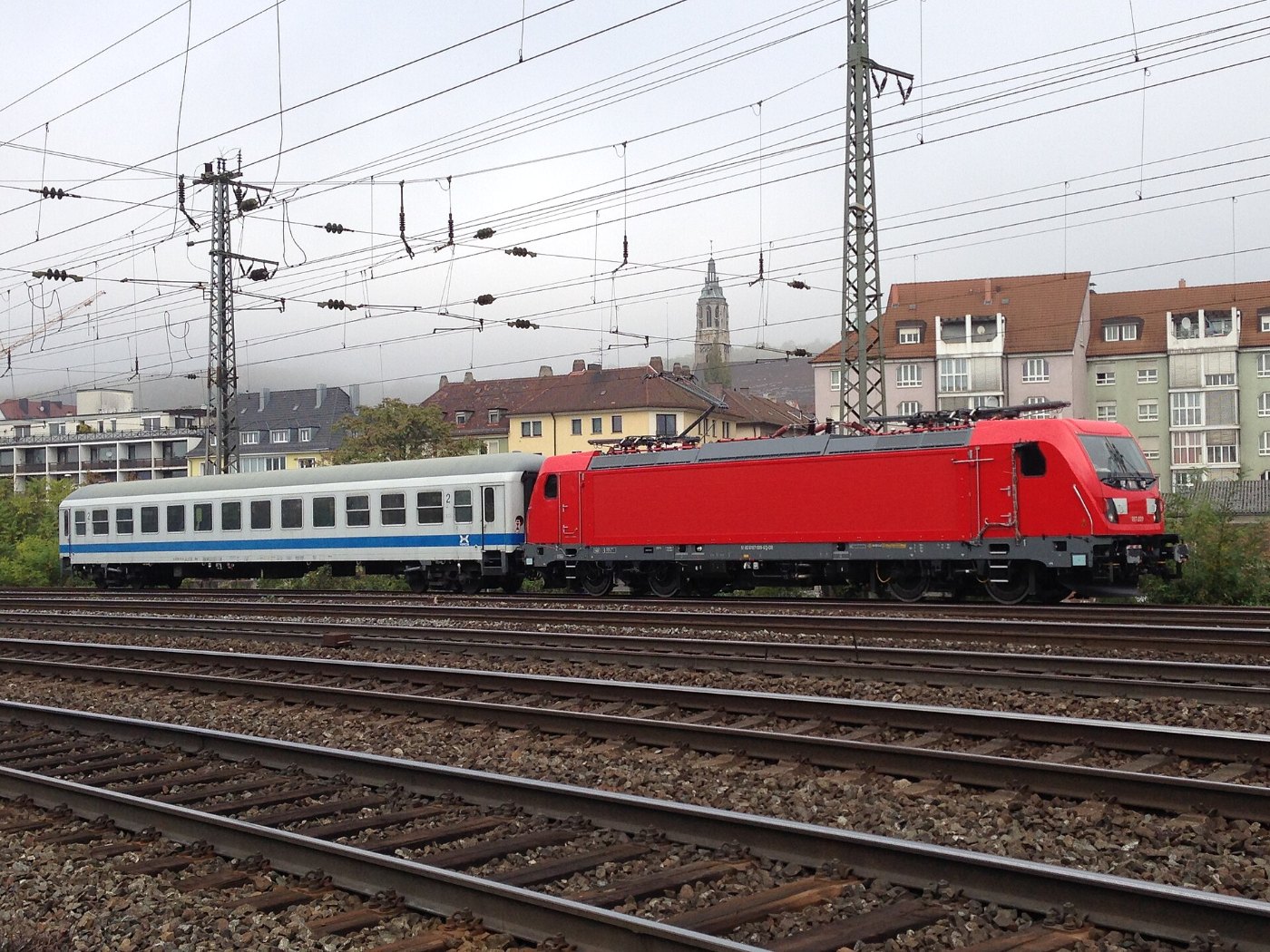 Baureihe 187 bei Testfahrten