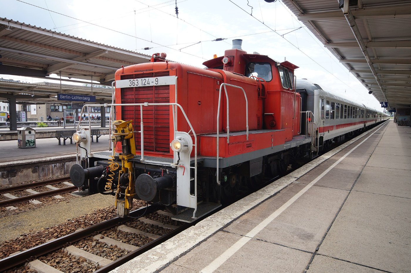 Rangierlok V 60 der Baureihe 363 in Berlin-Lichtenberg