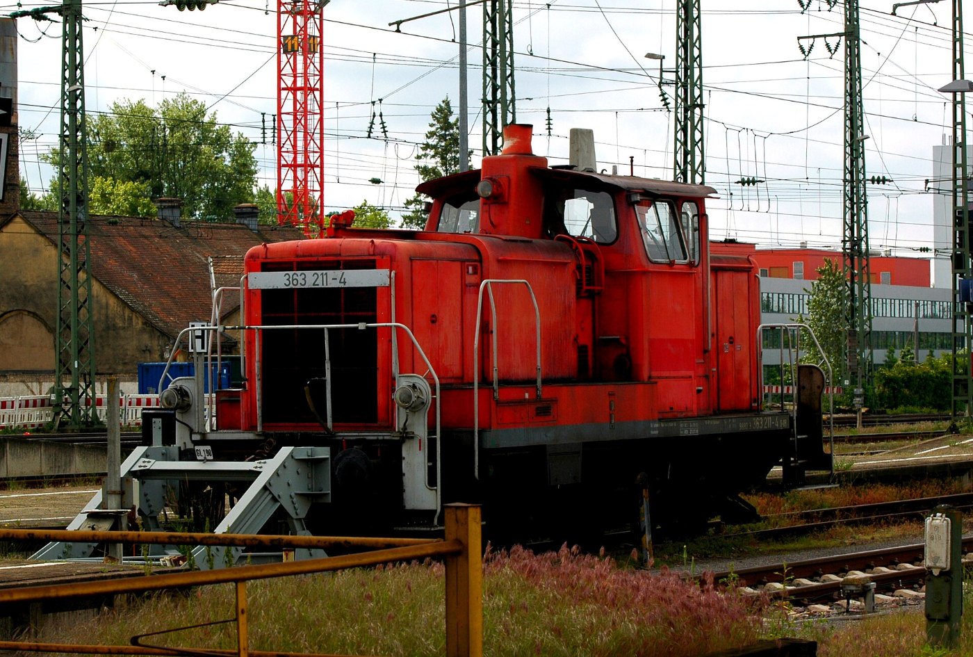 Diesel-Rangierlok V 60 in Karlsruhe