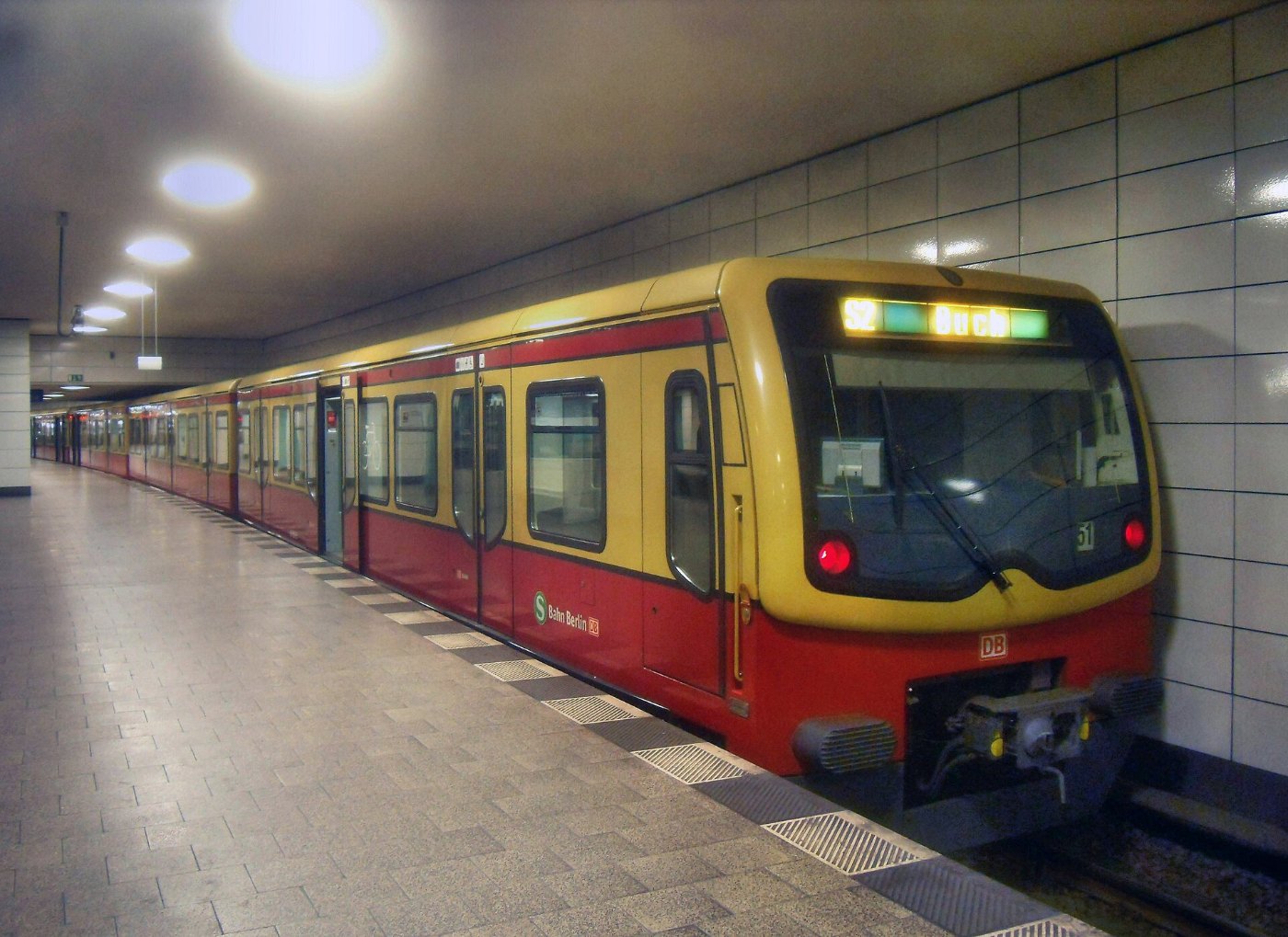 Berlin Anhalter Bahnhof Richtung Nord S Bahn Berlin DBAG Baureihe 481 8.