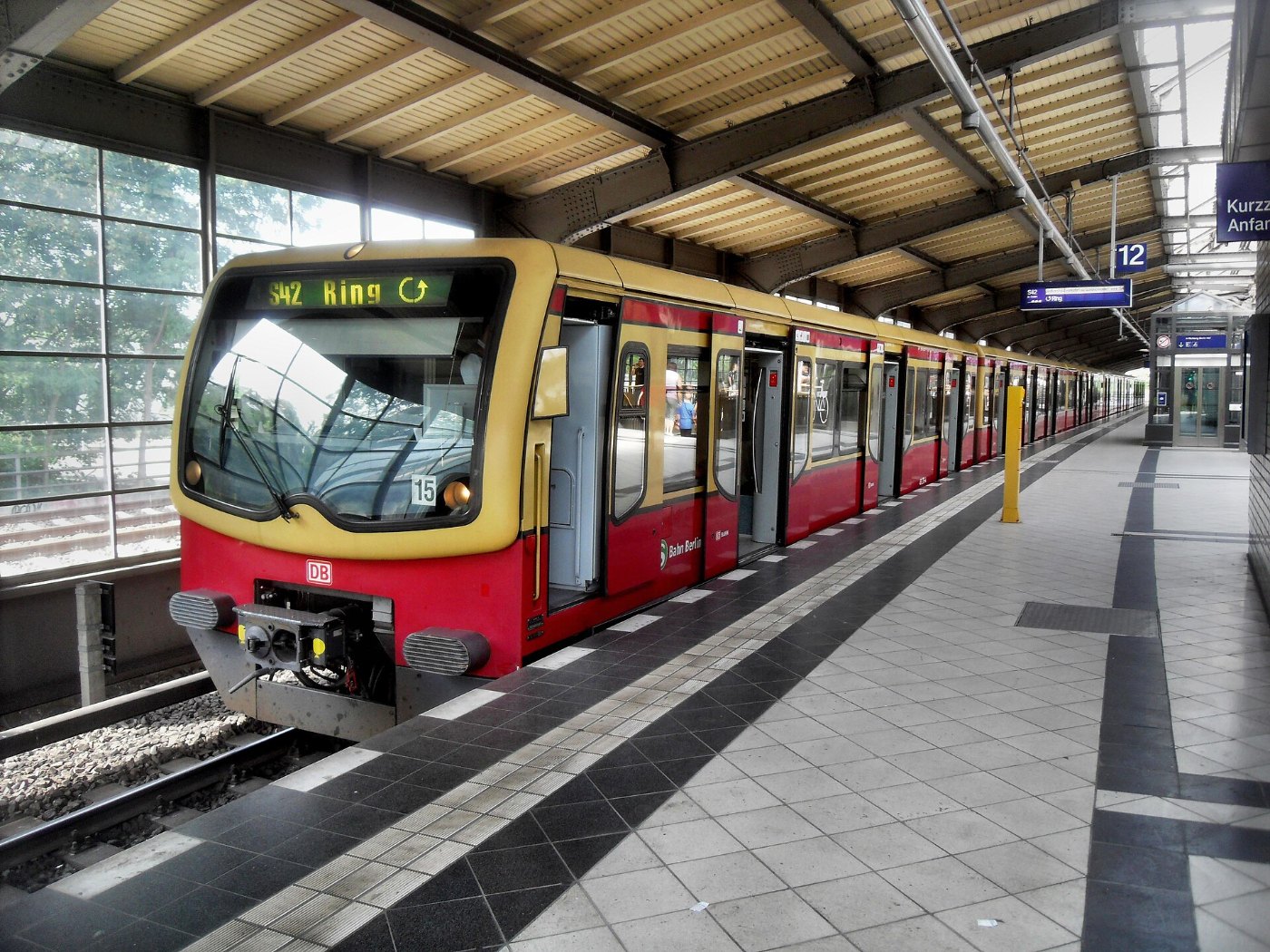Berlin Bahnhof Westkreuz Richtung Nord S Bahn Berlin DBAG Baureihe 481 1