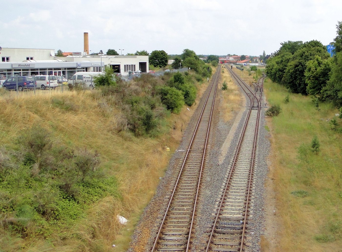 Parchim Schwarze Brücke Bahnstrecke Parchim Ludwigslust, ex Bahnstrecke