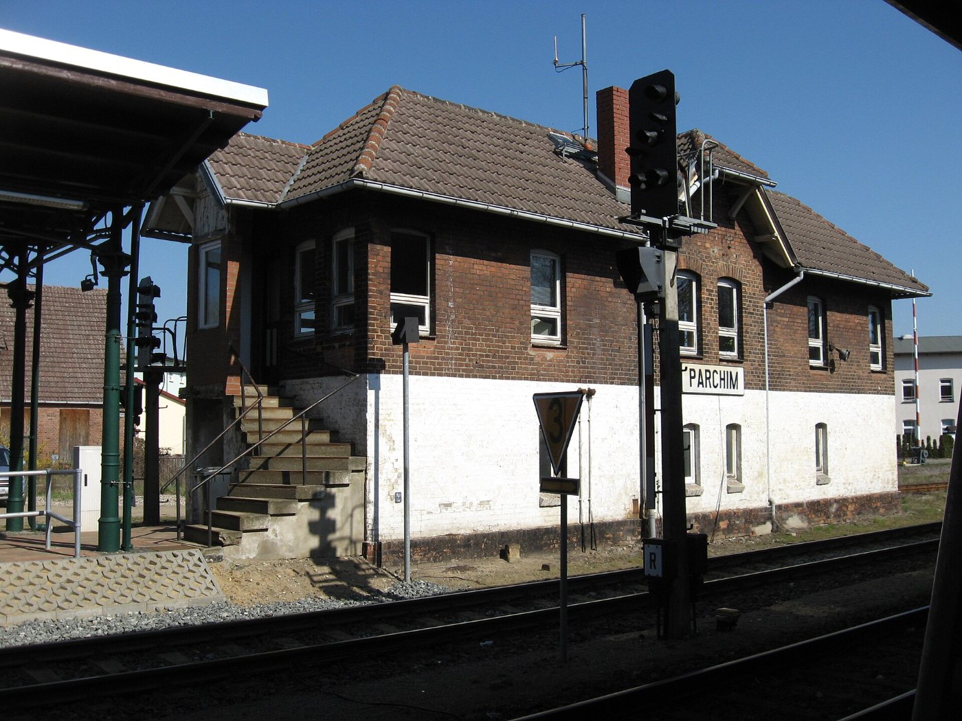 Parchim station and signal