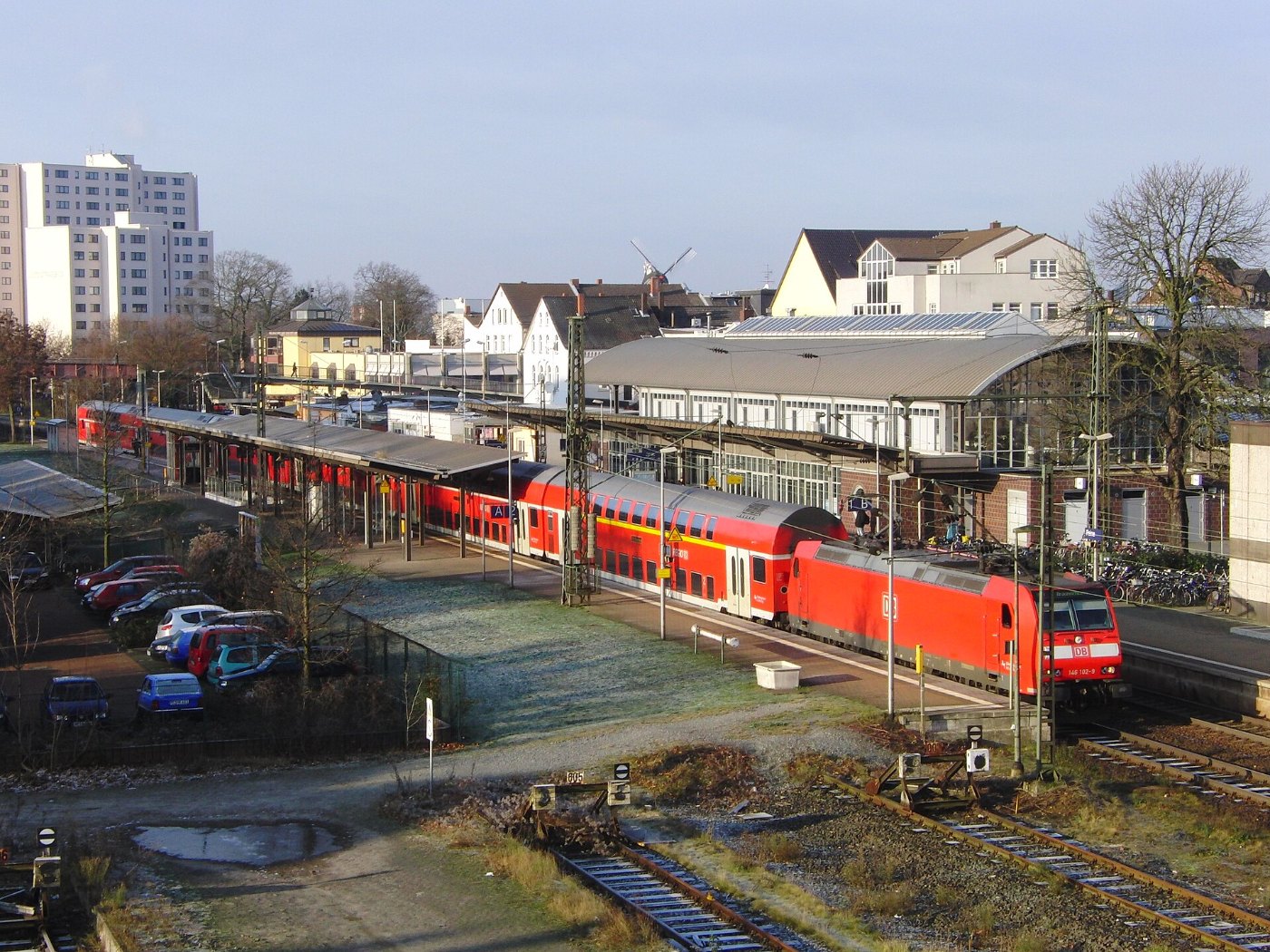 Bahnhof Peine from Southeast