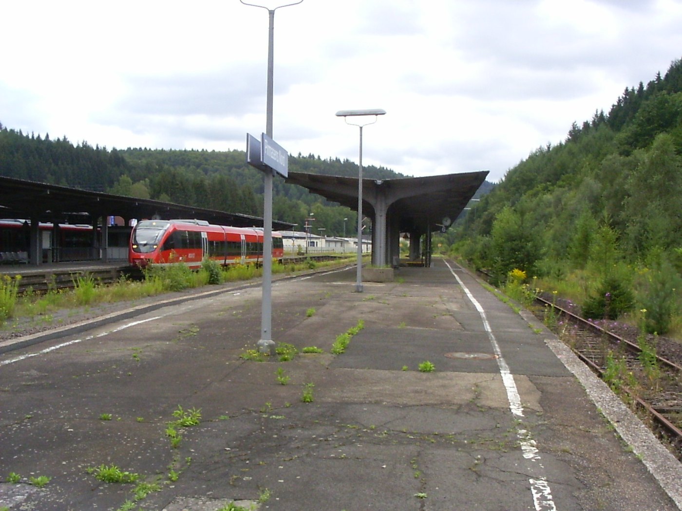 Bahnhof Pirmasens Nord disused platform