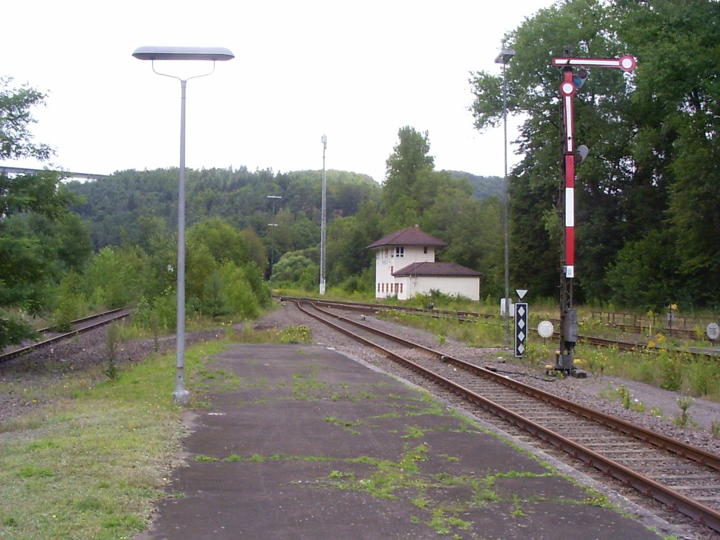 Bahnhof Pirmasens Nord view north