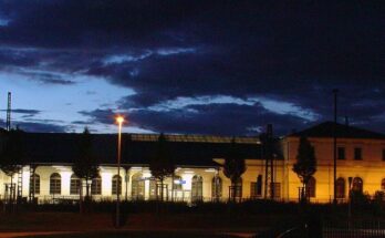 Bahnhof Pirna bei Nacht