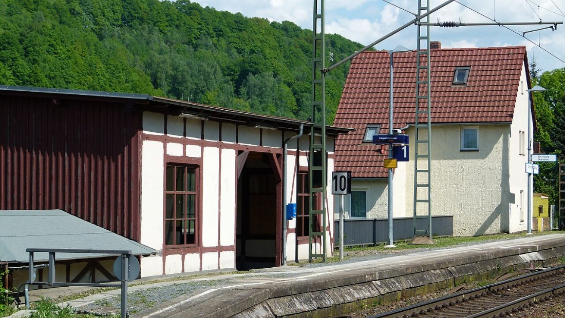 Bahnhof Obervogelgesang Pirna 2