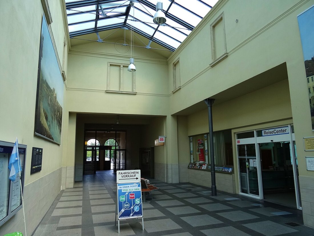 Empfangshalle Bahnhof Pirna
