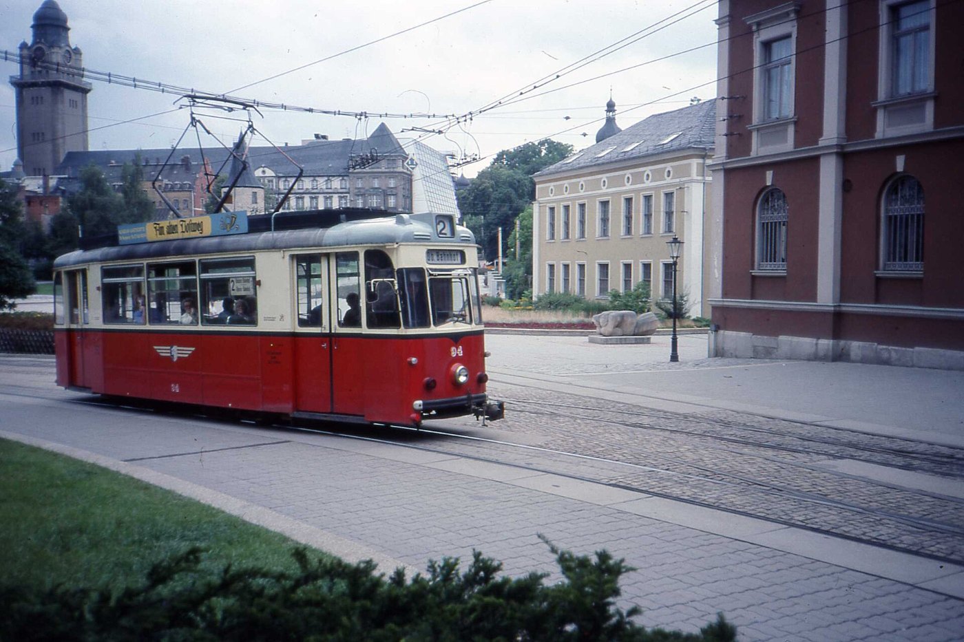 Plauen. Gotha T59 Tram nr 94, DDR Aug 1989 Flickr sludgegulper
