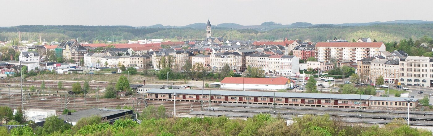 Markuskirche und Oberer Bahnhof Plauen