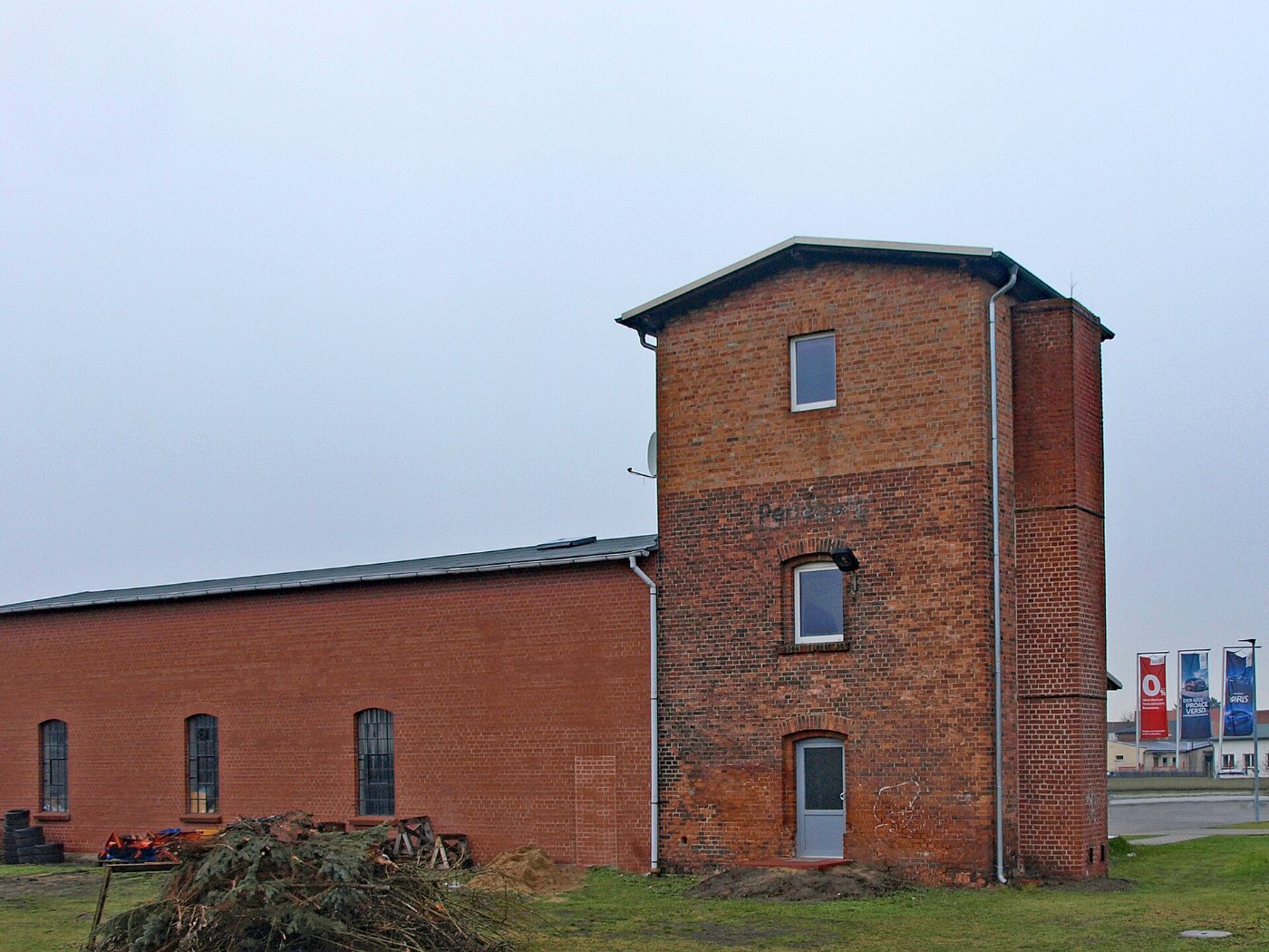 Perleberg Wasserstation Lokschuppen