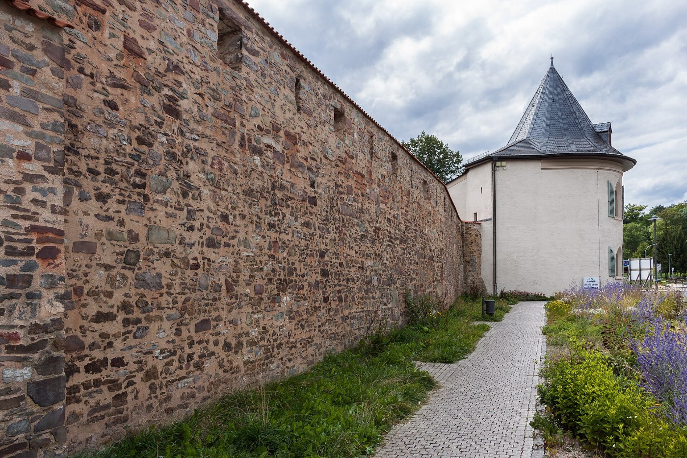 Pößneck Stadtmauer und Glockenturm