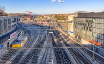 Gleisanlagen im Bahnhof Bern