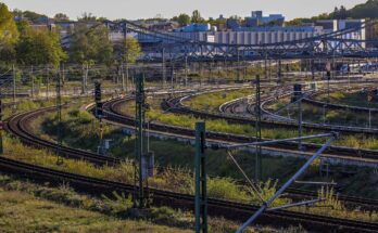 Bahnstrecke in Berlin