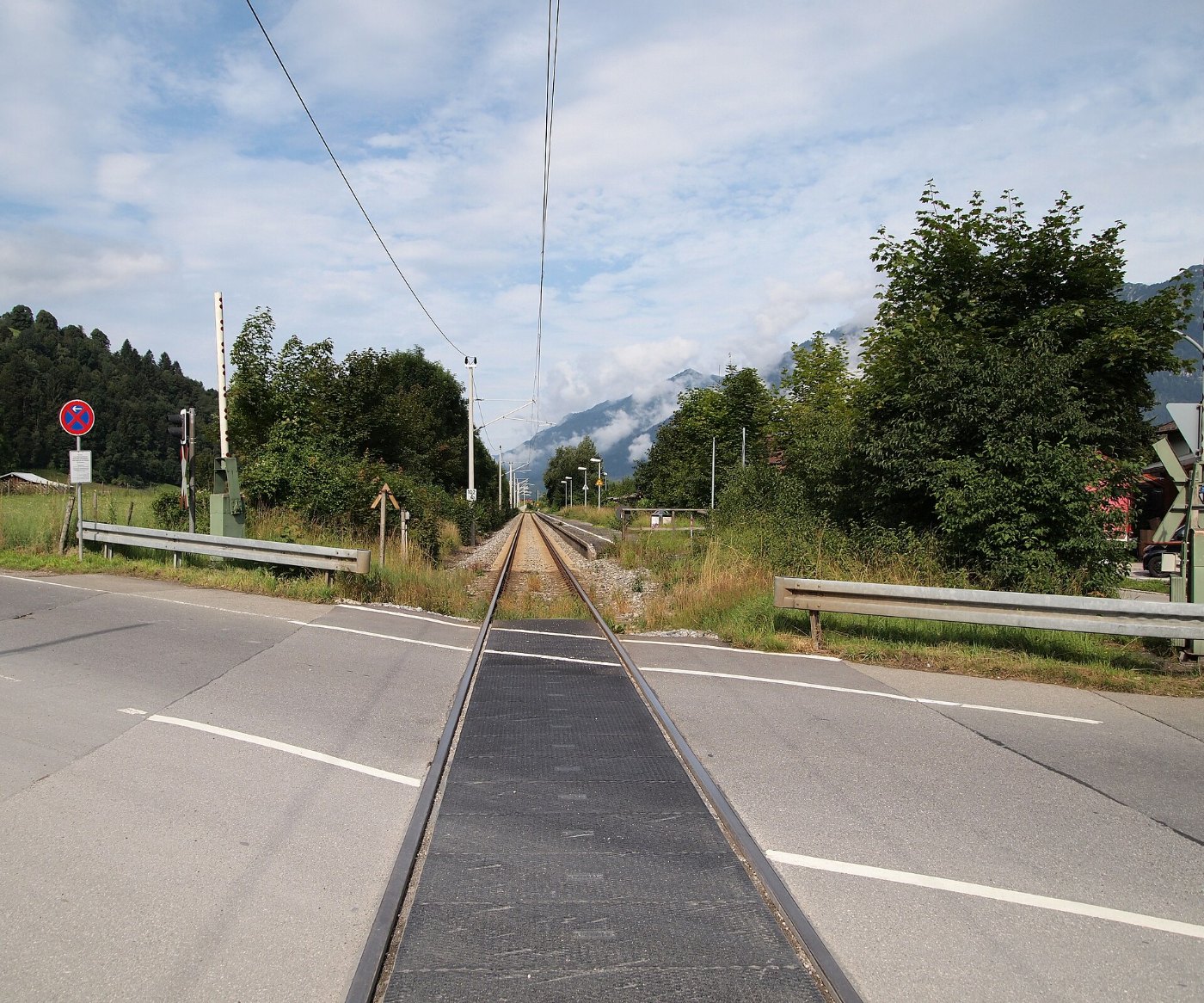 Bahngleis in der Landschaft