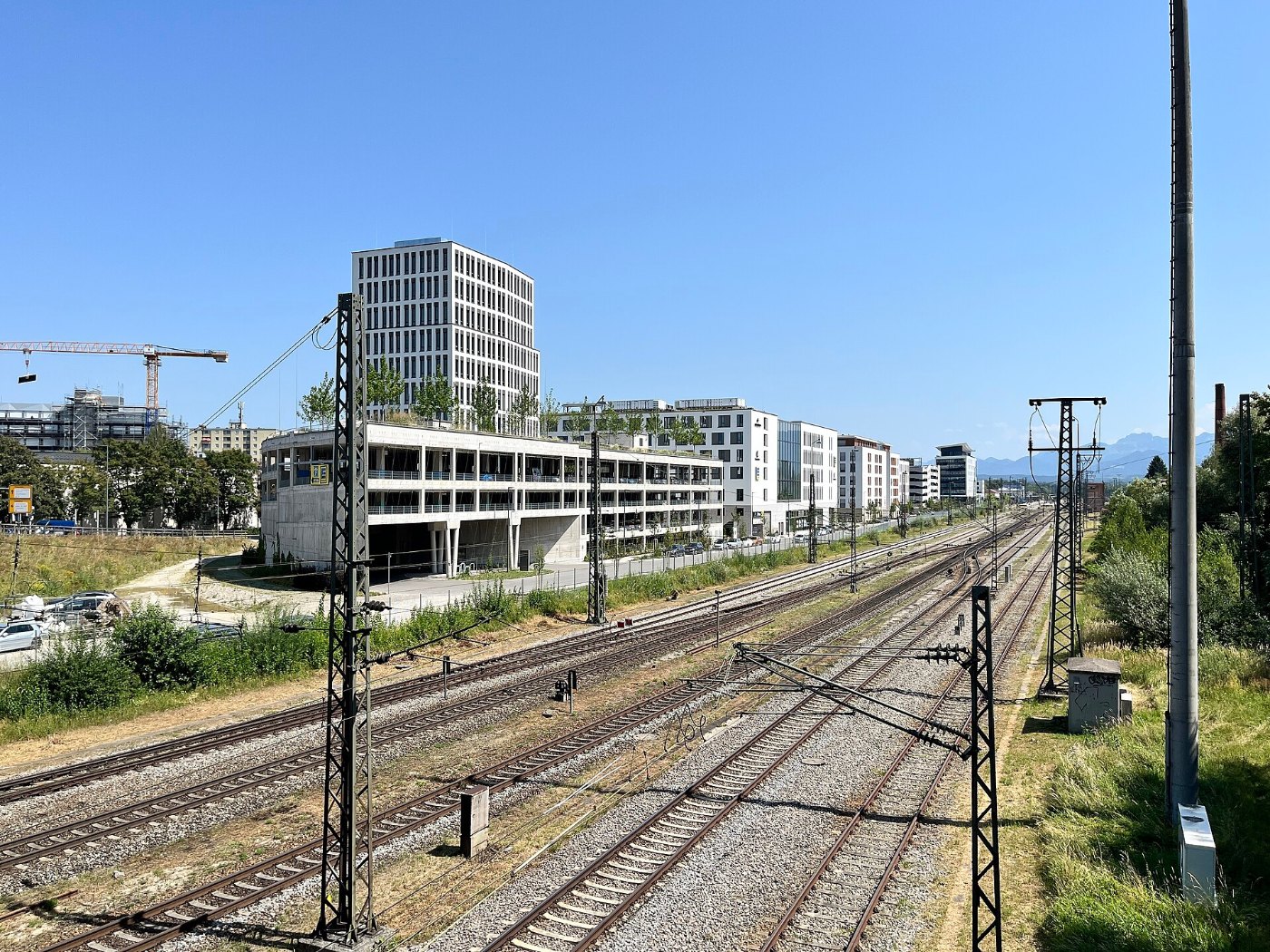 Gleisanlagen in Rosenheim