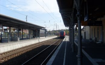 Bahnsteig im Bahnhof Prenzlau