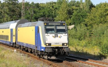 Metronom mit Baureihe 146 in Uelzen