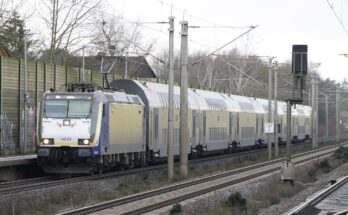 Metronom mit Baureihe 146 in Bardowick