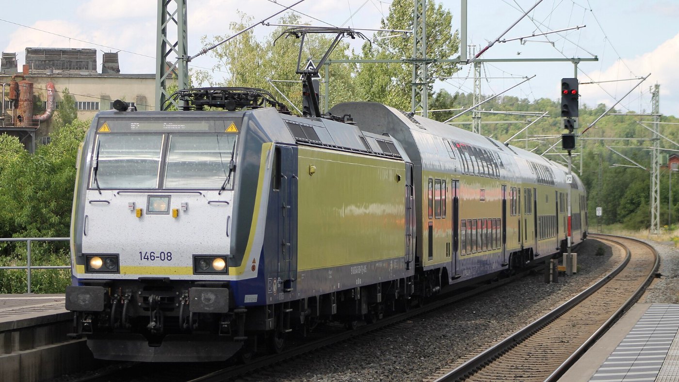 Metronom mit Baureihe 146 in Northeim