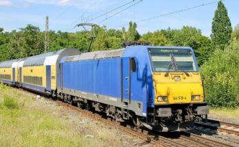 Metronom mit Baureihe 146.5 in Uelzen