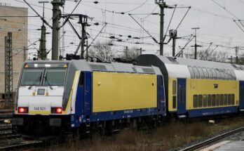 Metronom mit Baureihe 146.5 in Hannover