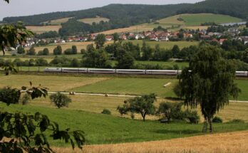ICE 1 auf der Strecke Fulda–Bebra