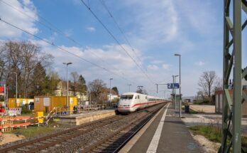 ICE 1 der Baureihe 401 bei Buttenheim