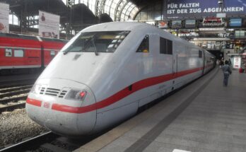 ICE 1 im Hamburger Hauptbahnhof